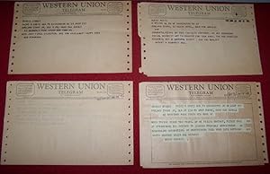 A Group of eight Western Union Telegrams sent to Rowland Evans Jr. c/o St Regis Hotel NYC for his...