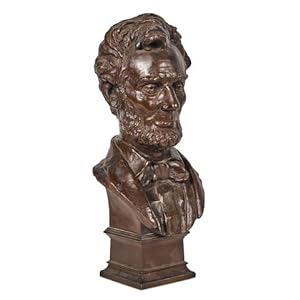 Bust of Abraham Lincoln.
