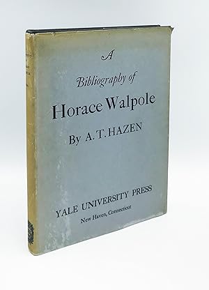 A Bibliography of Horace Walpole