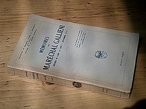 Mémoires du maréchal Gallieni défense de paris (25 aout - 11 septembre 1914)