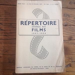 Répertoire Général des FILMS de 1957 - 1958