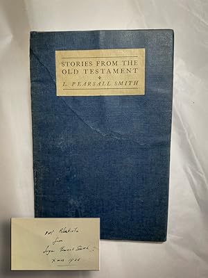 STORIES FROM THE OLD TESTAMENT RETOLD. Signed