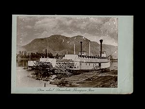 Circa 1900 Photograph of Sternwheelers on the Thompson River, British Columbia