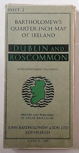 Bartholomew's Quarter Inch Map of Ireland: Dublin and Roscommon (Sheet 2)