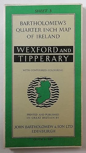 Bartholomew's Quarter Inch Map of Ireland: Wexford and Tipperary (Sheet 3)
