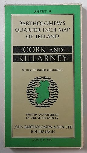 Bartholomew's Quarter Inch Map of Ireland: Cork and Killarney (Sheet 4)