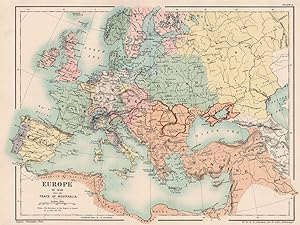 Europe in 1648 after the Peace of Westphalia
