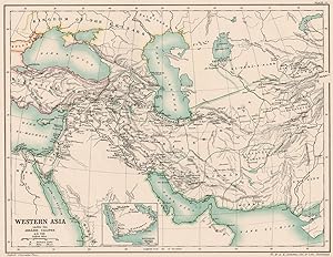 Western Asia under the Abb?sid Caliphs A.D. 786; Inset map of Southern Arabia
