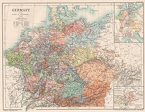 Germany at the Peace of Westphalia 1648; Inset maps of Germany divided into Circles; Saxony and i...