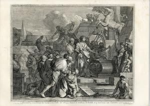 Antique Master Print-ALEXANDER THE GREAT-TROY-ACHILLES-Coelemans-Bourdon-1767