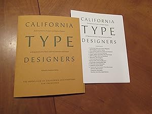 California Type Designers. Featuring Fourteen Designers And Eighteen Typefaces With Quotations Fr...