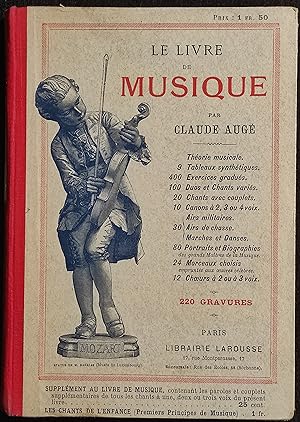 La Livre de Musique - C. Augé - Librairie Larousse