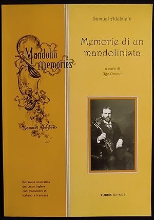 Memorie di un Mandolinista - S. Adelstein - Ed. Turris - 1999