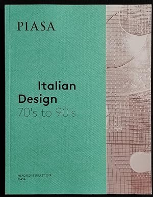 Piasa - Italian Design 70' to 90' - 2019
