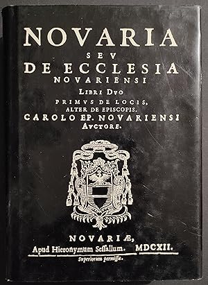 Novaria seu De Ecclesia Novariensi - Ed. Interlinea - Ristampa 1993