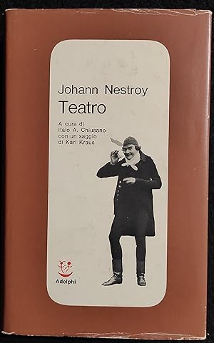 Teatro - J. Nestroy - Alelphi Ed. - 1974