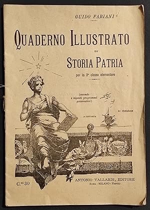 Quaderno Illustrato di Storia Patria - G. Fabiani - Ed. Vallardi