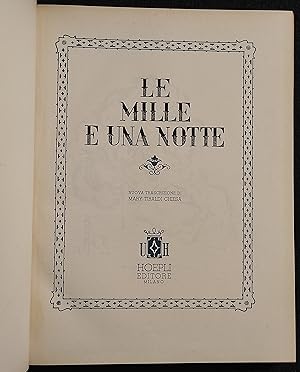 Le Mille E Una Notte - M. Tibaldi Chiesa - Hoepli - 1952