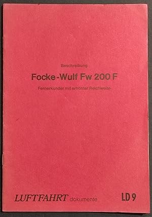 Beschreibung Focke-Wulf Fw 200 F - Luftfarth Dokumente LD9