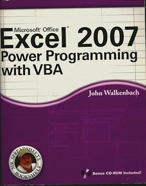 Excel 2007 power programming with VBA - John Walkenbach