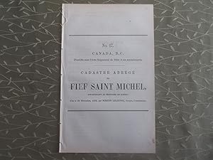 Cadastre abrégé #17C du Fief Saint Michel appartenant au Séminaire de Québec, procédés sous l'Act...