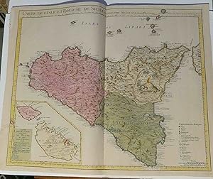 Carte de l'Isle et Royaume de Sicile. Par Guillaume Delisle (---). A Paris chez l'auteur quay de ...