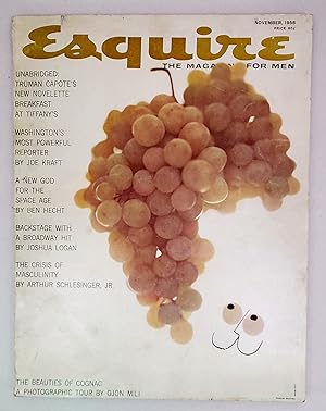 Esquire Magazine - November 1958 - First appearance of Truman Capote's Breakfast at Tiffany's and...