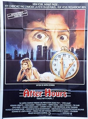 "AFTER HOURS" Réalisé par Martin SCORSESE en 1986 avec Rosanna ARQUETTE, Griffin DUNNE / Affiche ...