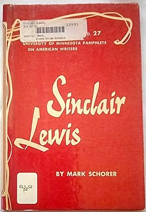 Sinclair Lewis: University of Minnesota Pamphlets on American Writers Number 27