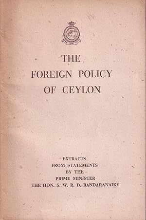 The Foreign Policy of Ceylon.