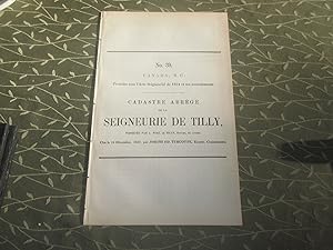 Cadastre abrégé #39 de la seigneurie De Tilly possédée par L. Noël de Tilly, Ecuyer, et autres, p...