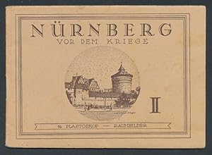 Raumbildalbum Nürnberg vor dem Krieg II, mit 14 Plastoreoskop-Ansichten, Pegnitzwehr, Burg, Wasse...