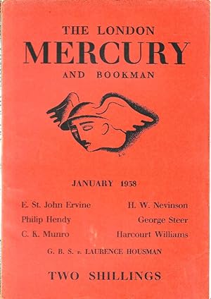The London Mercury. Edited by R A Scott-James, Vol.XXXVII No.219, January 1938