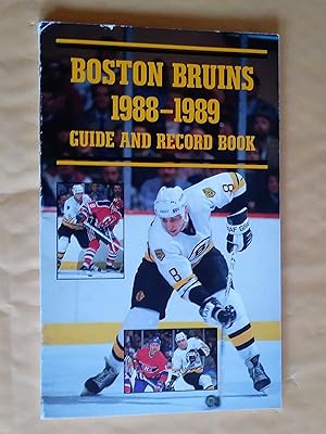 Boston Bruins 1988- 1989 Guide and Record Book