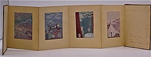 (Artist's Book with Four Original Watercolors by Rainey Bennett) "to William A. Kittredge"