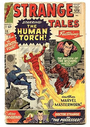 Strange Tales #118 1964-human Torch- Dr Strange- Ditko G