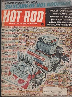 Hot Rod Magazine January, 1968 Vol. 21 No. 1