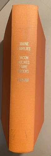 Maine Families, Book 5: Bacon, Holmes, Paine, Brooks, and Others