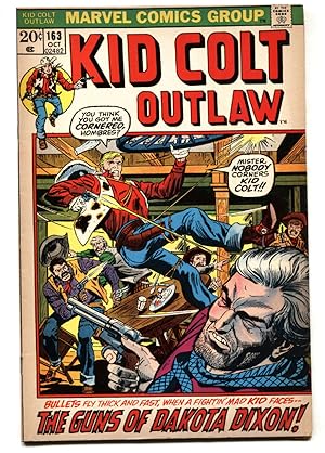 KID COLT OUTLAW #163 1972 comic book FN+