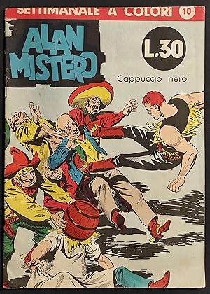 Alan Mistero - Cappuccio Nero - Ed. Sisag - n. 10 - 25 Giugno 1965
