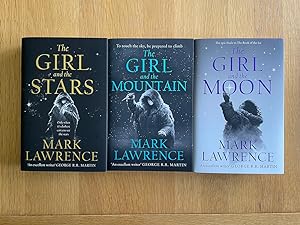 The Books of Ice Trilogy - The Girl and the Stars / Mountain / Moon all brand new Signed Lined an...