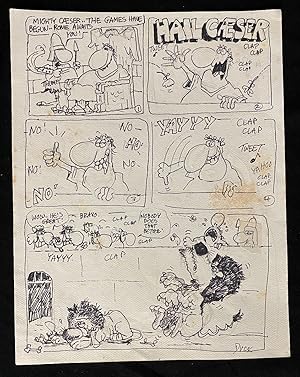 Duck Edwing Original Caesar comic gag art - MAD Magazine