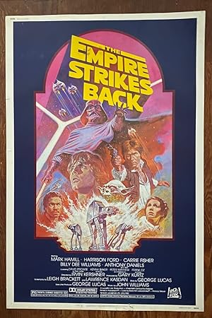 The Empire Strikes Back 40x60 Poster 1982 rerelease Star Wars