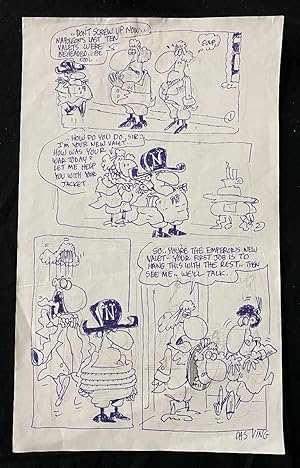 Duck Edwing Original comic gag art - MAD Magazine