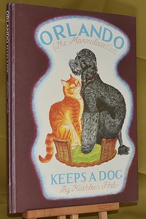 Orlando the Marmalade Cat Keeps A Dog. First thus