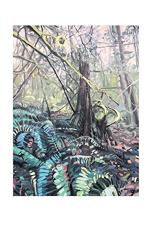 'Blue Ferns' Limited Edition Signed Print