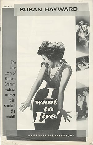 I Want to Live! (Original pressbook for the 1958 film)
