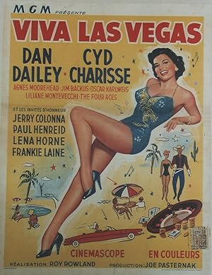 "VIVA LAS VEGAS (MEET ME IN LAS VEGAS)" Réalisé par Roy ROWLAND en 1956 avec Cyd CHARISSE, Dan DA...