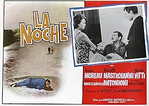 "LA NUIT (LA NOTTE)" Réalisé par Michelangelo ANTONIONI en 1961 avec Jeanne MOREAU, Marcello MAST...