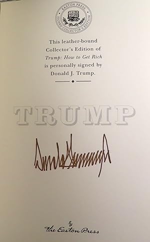 Trump: How to Get Rich [SIGNED]